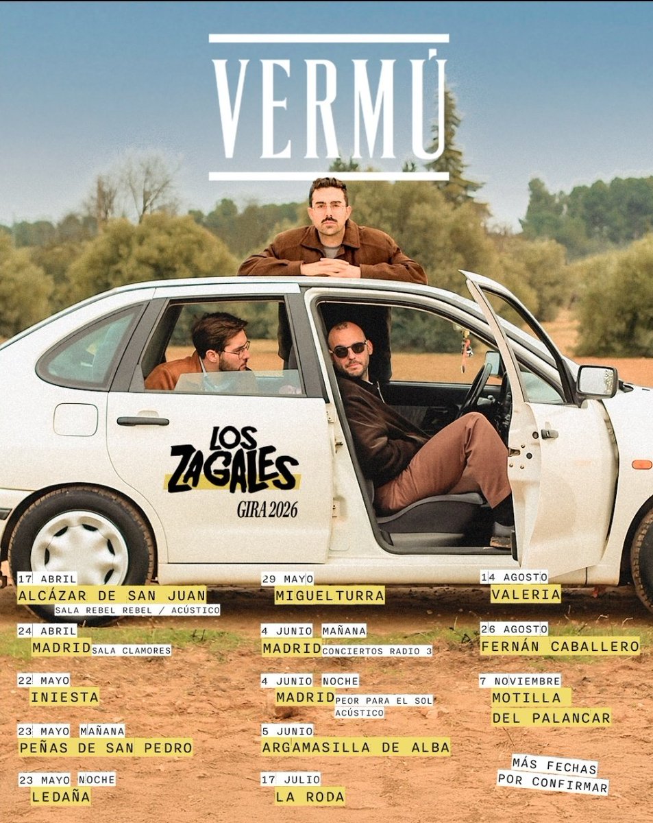 En gira esa gente manchega con talento, muchas buenas canciones, un estupendo directo... ¡y un nombre que me encanta!