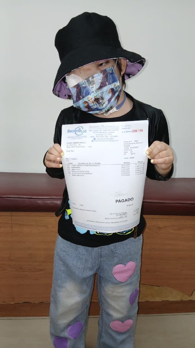 Cumpliendo con nuestros niños con Cáncer, gracias a todos los ángeles humanos que nos siguen y acompañan en nuestra causa. Ya Genesis tiene sus exámenes, ya le estamos comprando el Pediasure, y esperamos sus medicamentos para la quimioterapia que compramos en Colombia🙏🎗️.