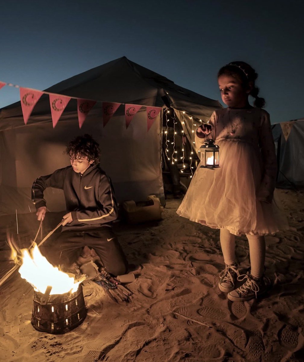 A beautiful moment from Gaza today.
Ramadan 2026.
Hope still stands.