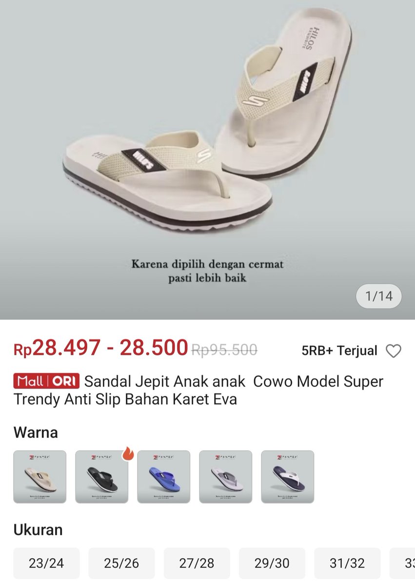 amausatu_'s tweet photo. Ini yang gw pake sekarang, tapaknya padet dan gak licin :
https://t.co/oa4rDKowCP https://t.co/vLOXK0eSou