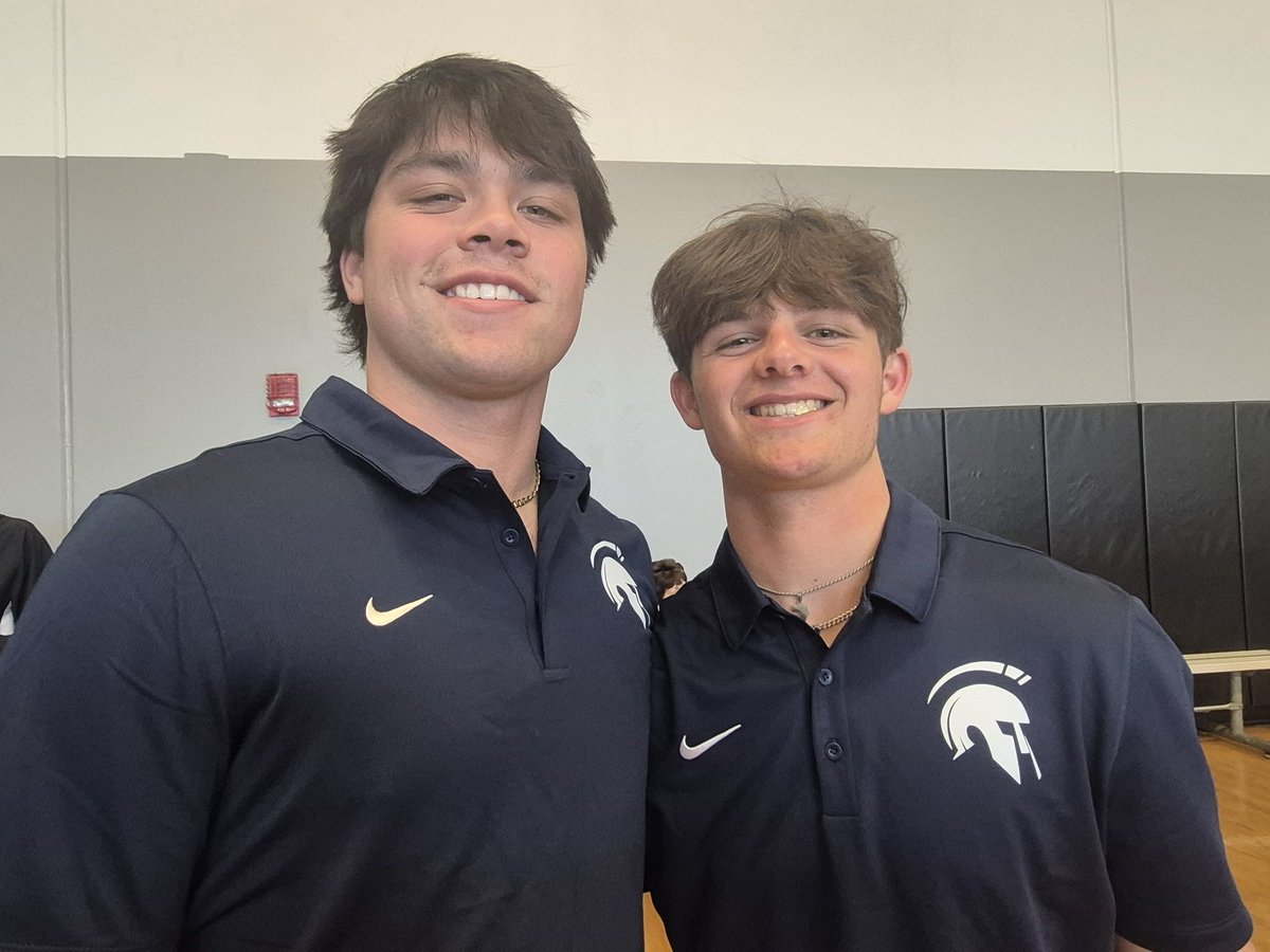 CFreemanJAX's tweet photo. Landon Jones and Ryne Fennell are here with Covenant baseball. Playing catcher and shortstop on a team to keep an eye on in the 1A playoff hunt. https://t.co/H8zieHROy8