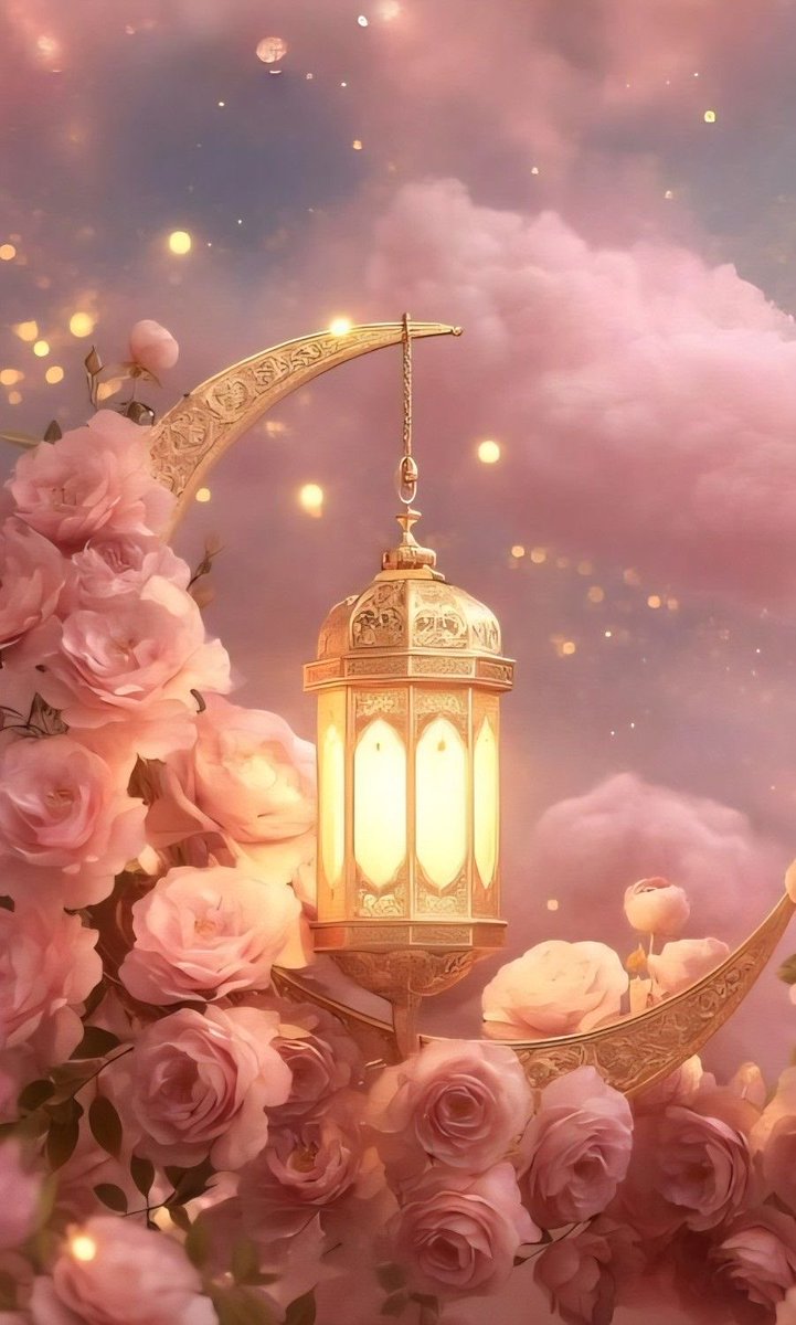 ٠٠
     
#رمضان_كريم

مبارك عليكم الشهر 
الله يجعلنا وإياكم من صوامه وقوامه 
ويختم لنا ولكم بالقبول والغفران والعتق من النار ياحي ياقيوم..  وگگل عام وانتم بخير 🌙✨🌸