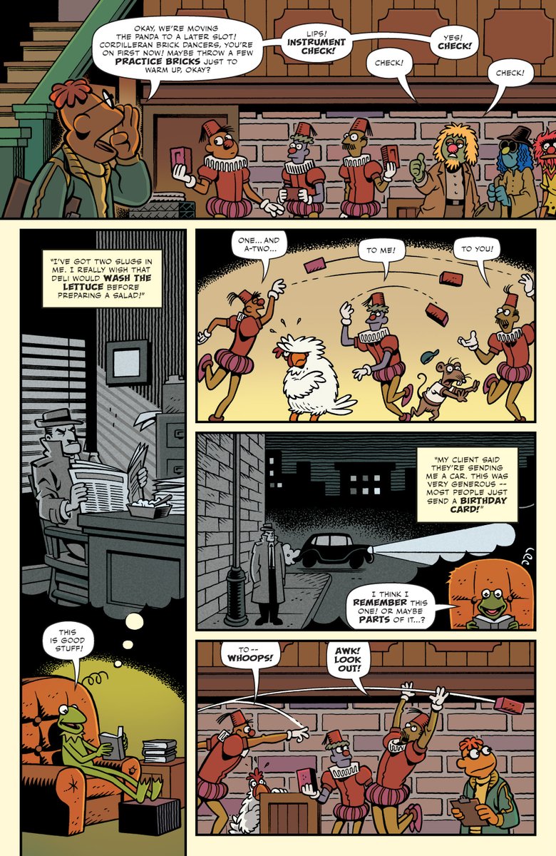 DuckTalks's tweet photo. Dynamite Comics Muppets Noir #1 Preview Pages 1-3
Writer and Artist: Roger Langridge https://t.co/6rRD8uiGWQ