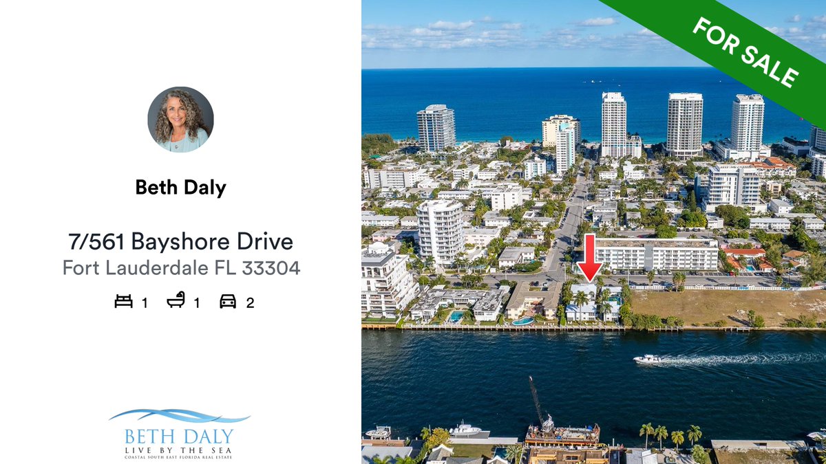 FLHomeSales's tweet photo. 🛌 1 🛀 1 🚘 2
📍 7/561 Bayshore Drive, Fort Lauderdale, FL, 33304

My latest listing on RateMyAgent.
FL Realtors BK0667493
https://t.co/Ht1bUG8BFH

...
#ratemyagent #realestate https://t.co/2PC0A2hiEb