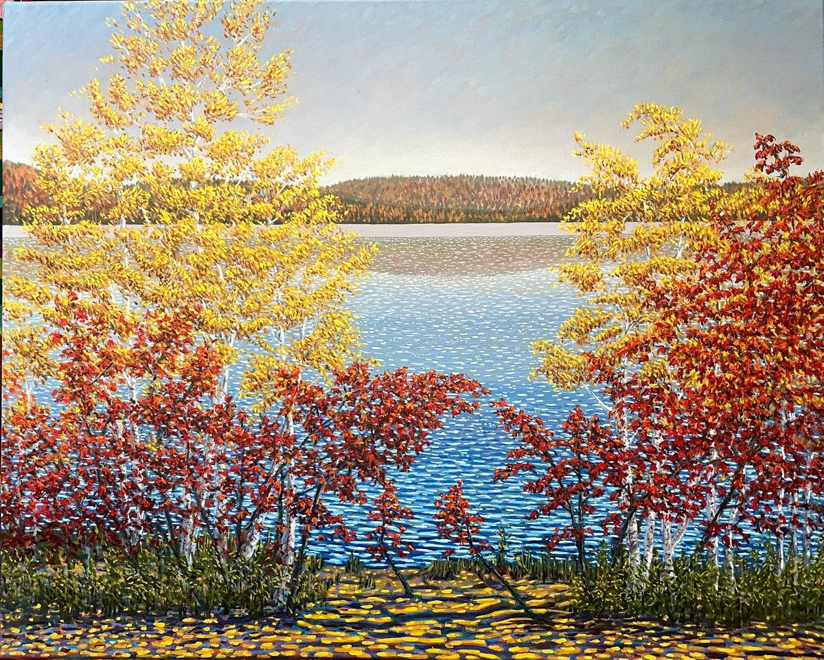 New Painting- Maple Shore, Algonquin Park 2026 Oil on canvas 24 x