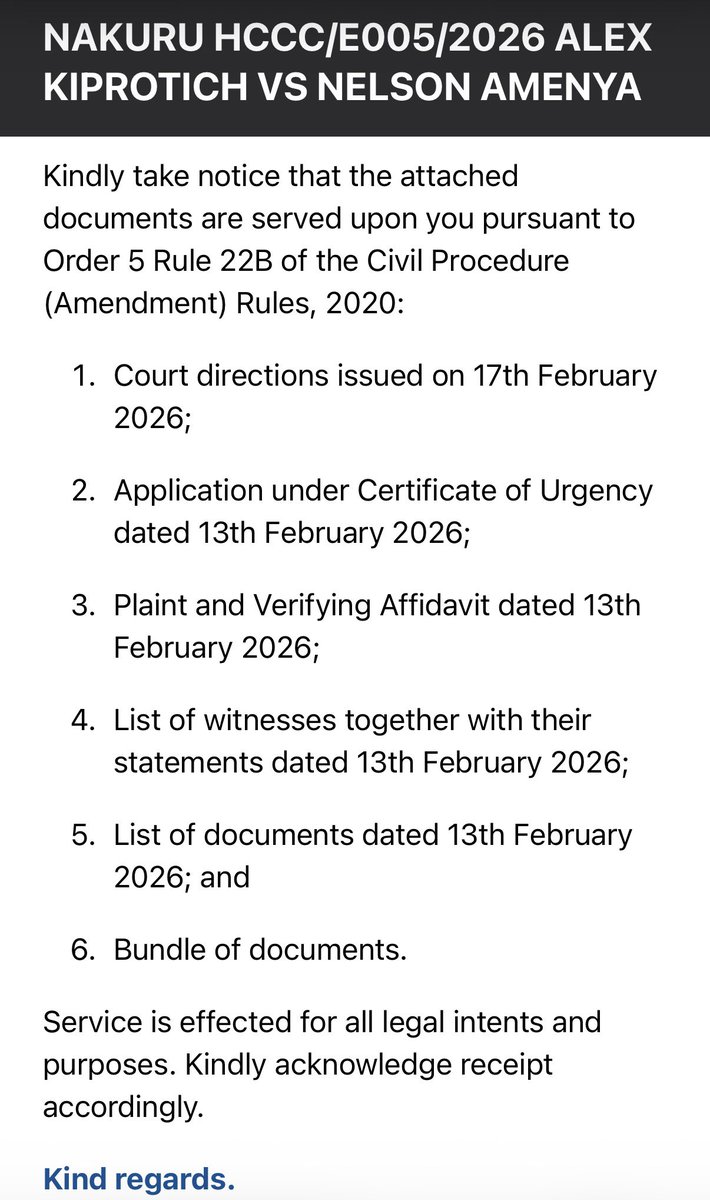 amenya_nelson's tweet photo. Alex Kiprotich who has been harassing journalists at standard group has filed a case against me in Nakuru law courts. Behold your fall has come, get ready. @otienowill https://t.co/Uj1v9Ahyvt