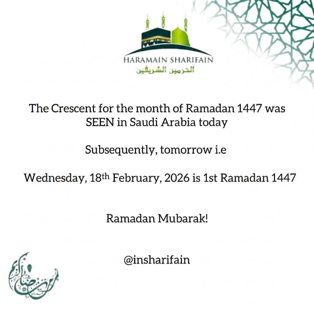 bashiru_bance's tweet image. Ramadan begins tomorrow, In shā’ Allāh. I am grateful to witness once again this blessed month of mercy, forgiveness, tranquility, guidance, renewal of faith, and taqwā.
Alhamdulillāh ❤️.