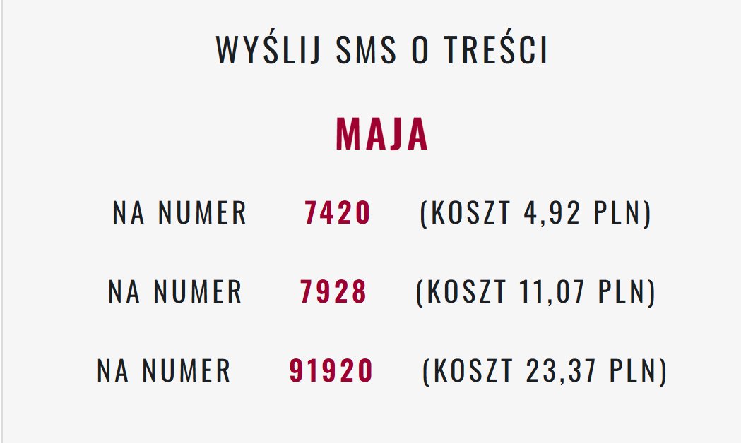 Tylko człowiek może być tak okrutny... Źrebna Maja została skazana na rzeź. Uratujmy ją i źrebaczka. 
Pomóż w uzbieraniu zaliczki. Każda kwota się liczy, każdy sms pomaga. 
razemdlazwierzat.pl/maja-2/
<a href="/Yvonne83409441/">Yvonne 🇺🇦❤💪#Trzaskowski2025</a> <a href="/Grazka231/">Graża, Gigi #SnaW</a> <a href="/mliloom/">MonikaS🇪🇺</a> <a href="/adam_to_ja/">Adam🐎</a>