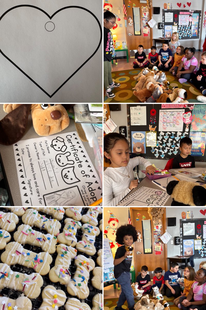 My class had a dog adoption today to celebrate my 42nd birthday! We all got to pick a dog, create a certificate, design a dog tag, and enjoy dog bone cookies! <a href="/ISDSchools/">Independence School District</a> <a href="/WaysideWaifs/">Wayside Waifs</a> #isdstrong #tuesdayvibes #Olympics2026
