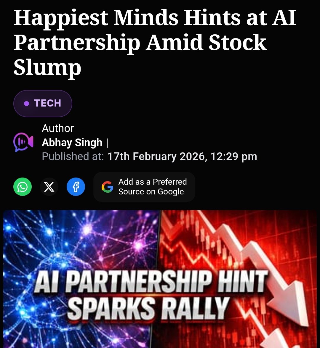 #AISummit is nothing more than a showoff !.. AI has become what iphone were in 2007-08 and (.com) in  1996-2000. !... The more u say AI AI ; the more u look cool and updated with new things happening around !.
E.g #happiestminds look at this news !.