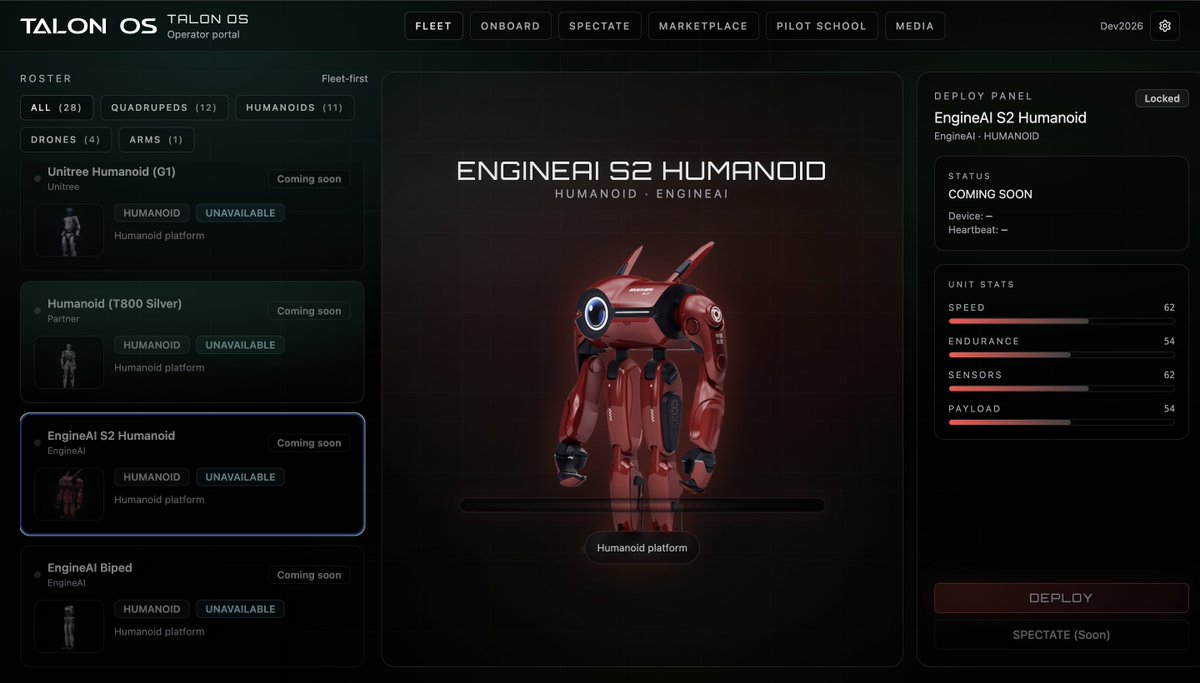 TALON OS tweet media