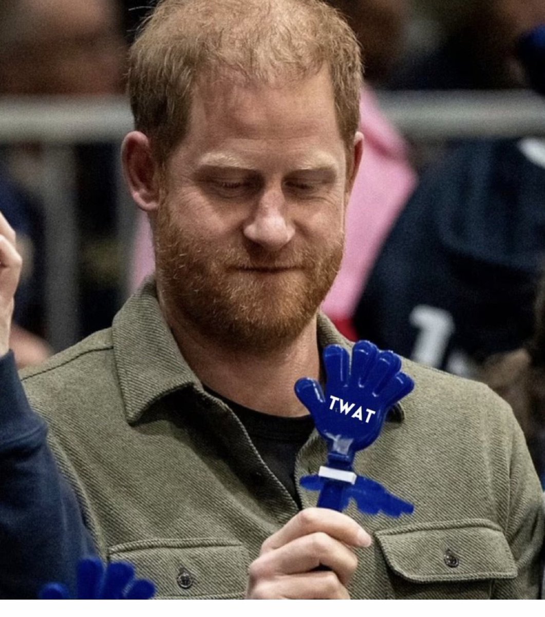 Awww. They gave #PrinceHarry a special, personalized toy at the game. So sweet.