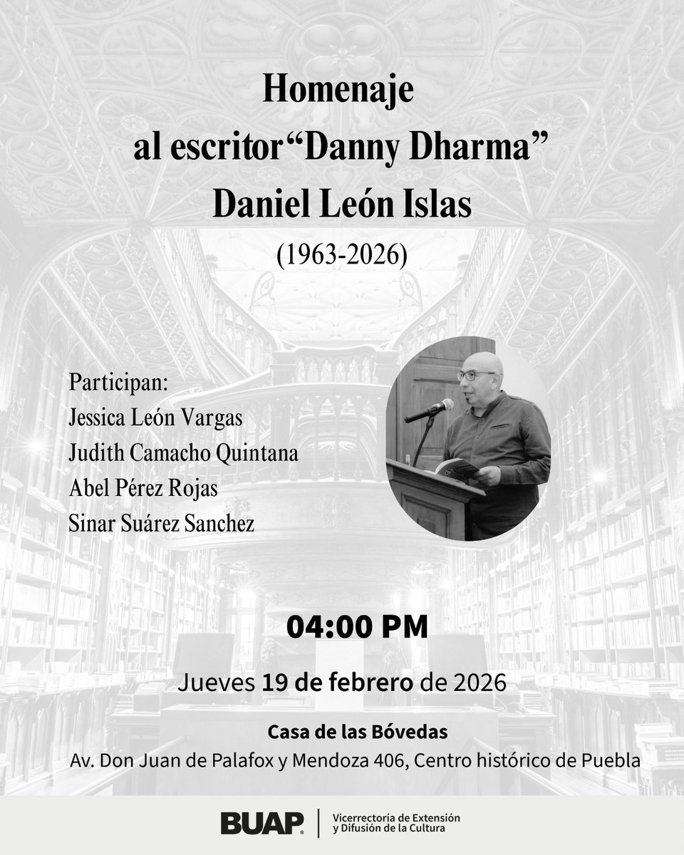 Te invitamos al evento que hospeda la casa de las Bóvedas este 19 de febrero. Entrada libre.