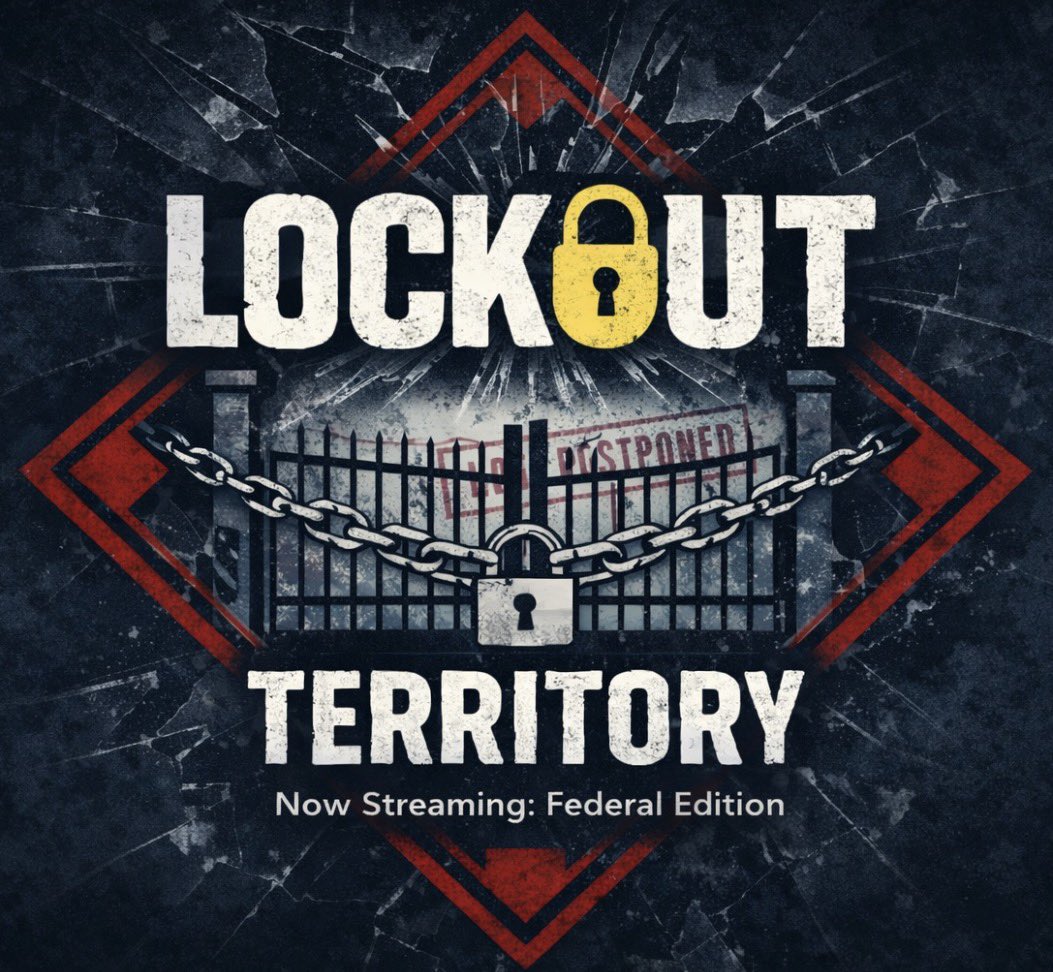 Referee583's tweet photo. @FoulTerritoryTV @Ken_Rosenthal @EvanDrellich @ByMcCullough Welcome to LOCKOUT TERRITORY.

Federal investigations.
Executive resignations.

And we’re supposed to be talking Spring Training?

@FoulTerritoryTV we might need a new segment.

#FTFam #MLB #Referee583 ⚖️🔥 https://t.co/T6kNEz6Dyx