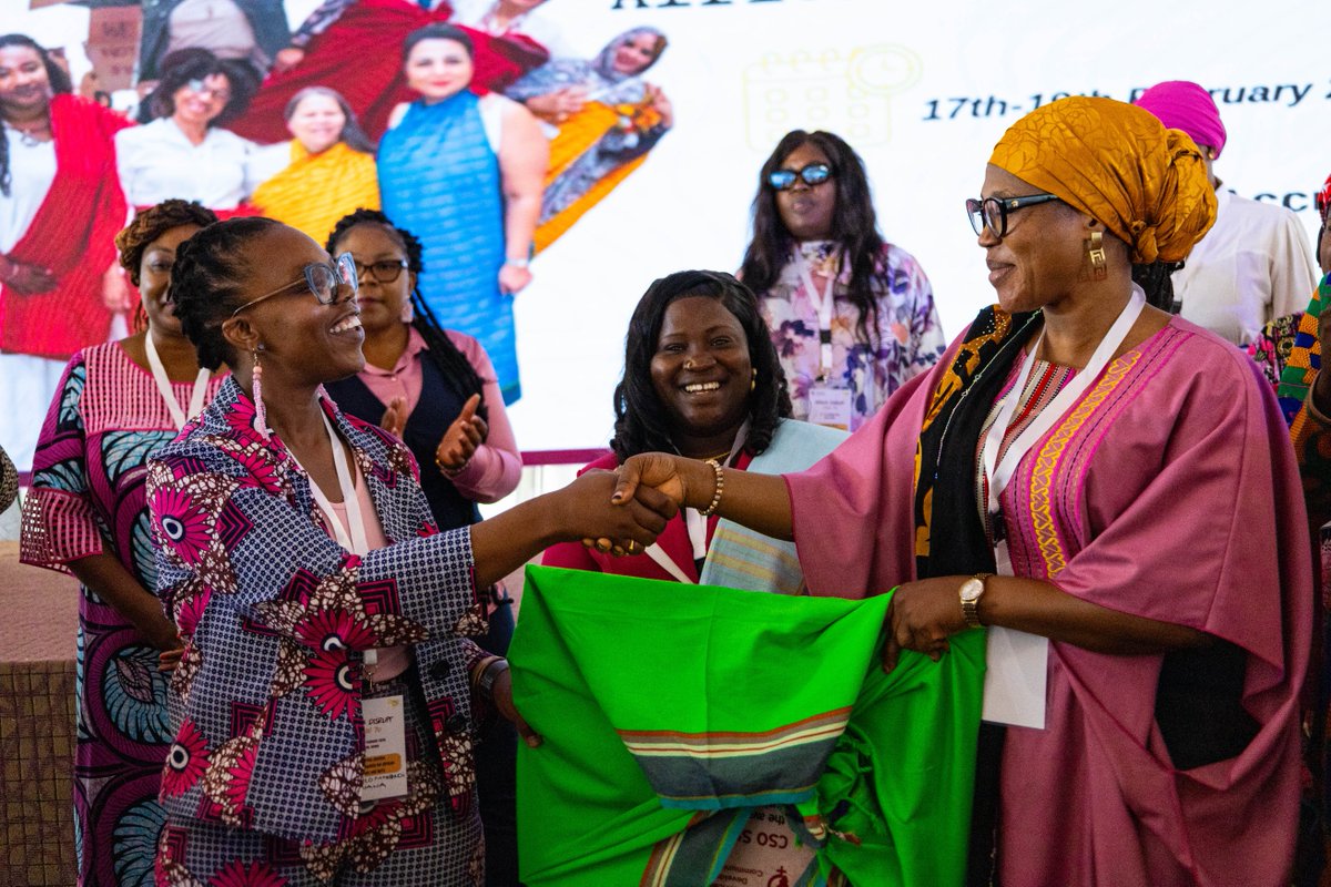 FemnetProg's tweet photo. 📢From Gaborone 🇧🇼 to Accra 🇬🇭, the baton is officially passed.

#AfricaDisruptCSW69 hands over to #AfricaDisruptCSW70.

We inherit the movement.
We evolve the strategy.
We sharpen the agenda. 

#CSW70 https://t.co/mOzzjSTqh4