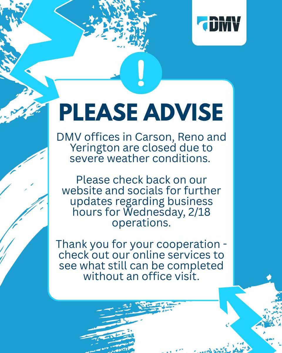 Nevada DMV tweet media