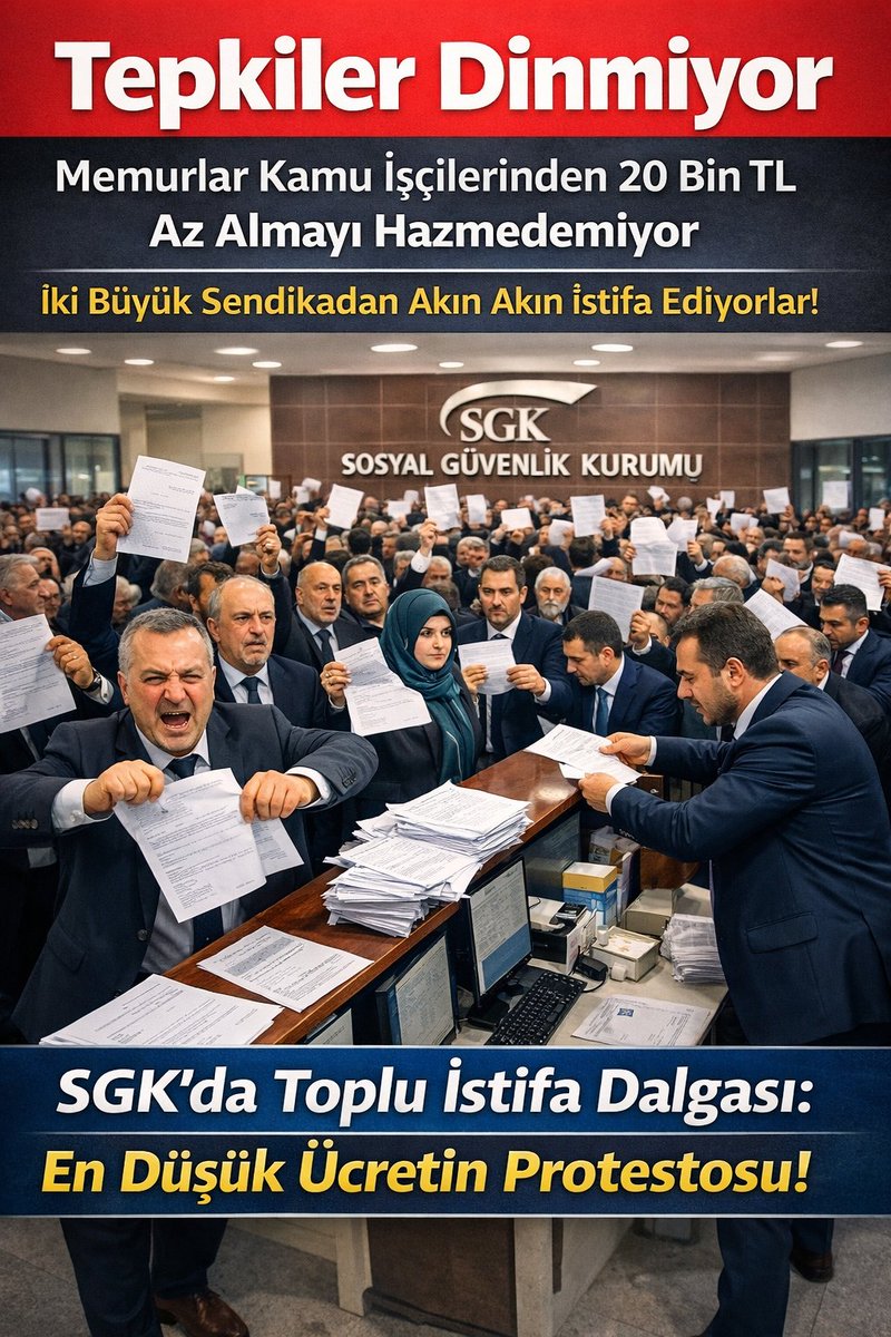 Kamuda statüler arasındaki adaletsizliğe tepkiler bir türlü dinmek bilmiyor ; 

Kamuda işçilerden 20-25 bin TL az alan memurlar akın akın sarı sendikalardan istifa ediyorlar özellikle en düşük memur ücretine talim eden SGK da bu durum çok daha görünür oldu .