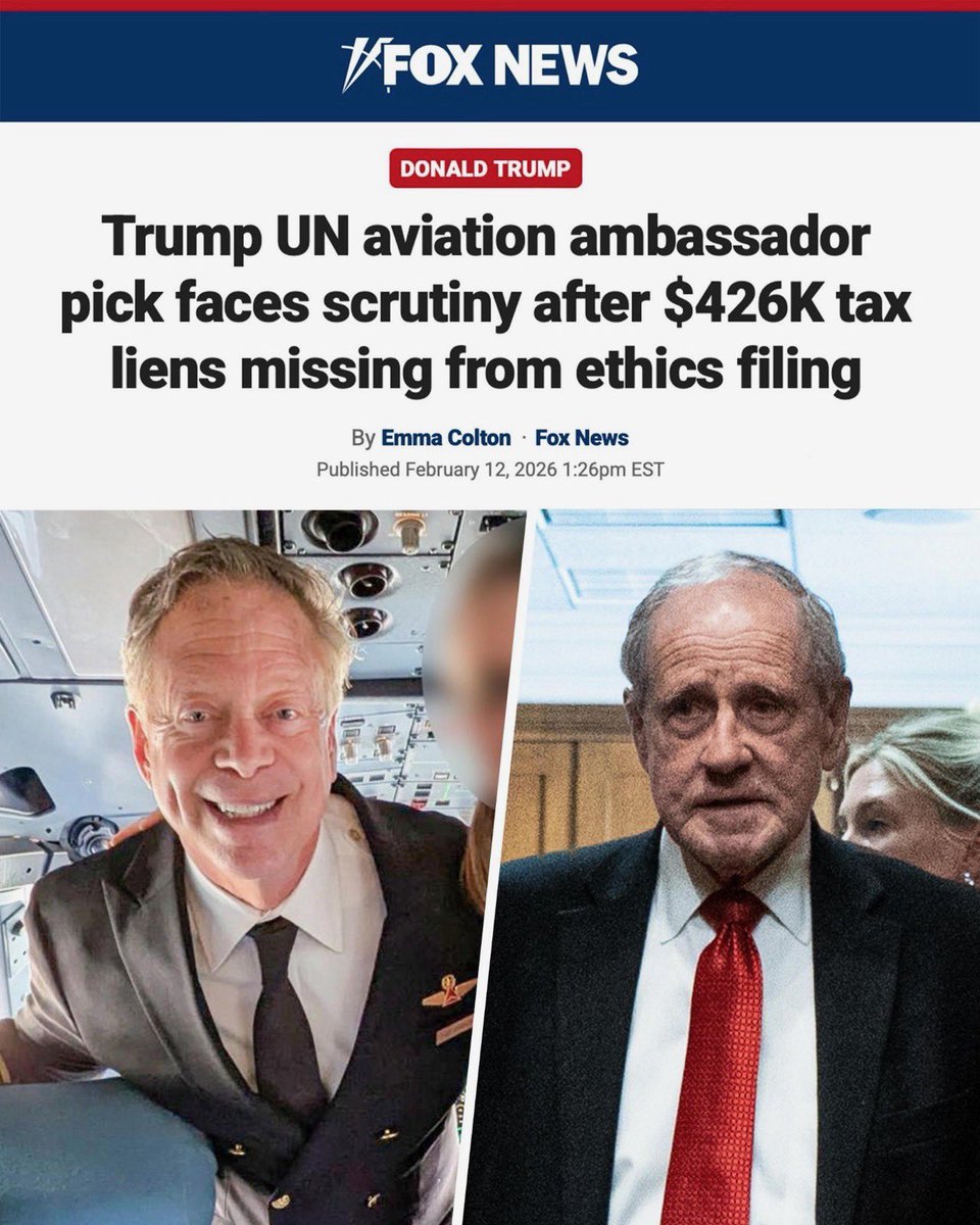 EXPOSED: Jeffrey Anderson, the U.N. Aviation (ICAO) ambassador nominee, donated to Democrats, attacked gun owners and capitalism, praised Biden speeches, supports abortion and carried $426,000 in federal tax liens for nearly a decade.

Then it got worse.

Last week, Fox News