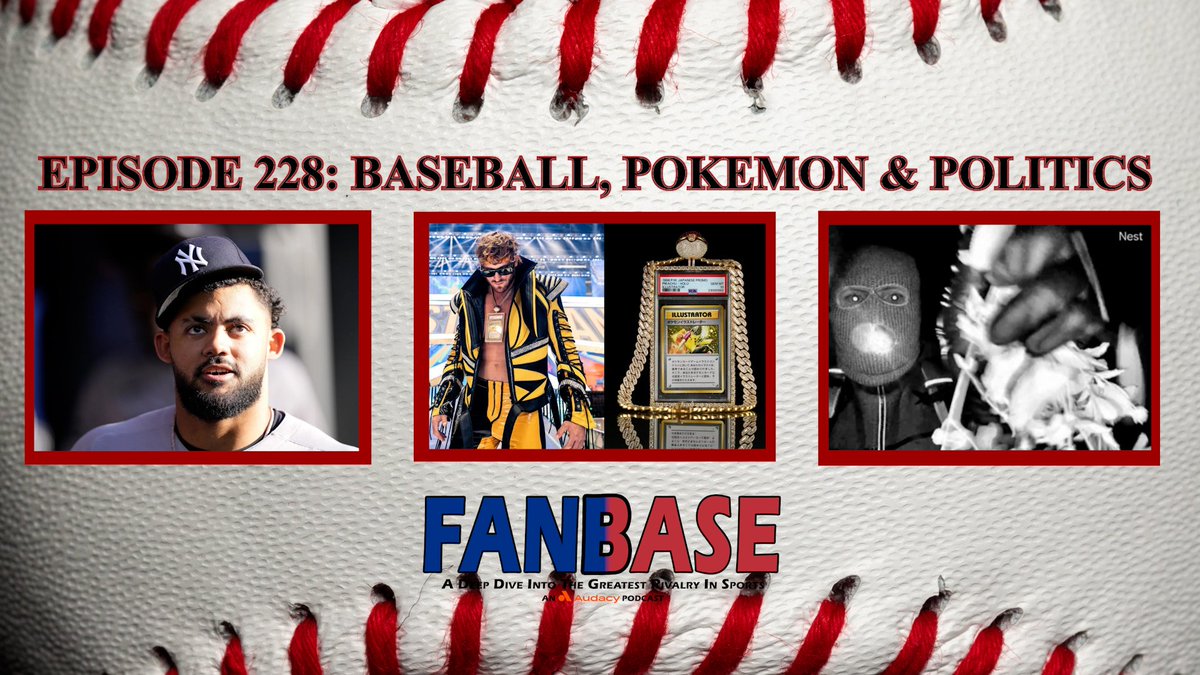 PodcastFanbase's tweet photo. NEW EPISODE 
-Yanks &amp; Sox already heading to AAA?
-16 million dollar cardboard!
-The need for privacy.
-Plus much more...
WATCH:https://t.co/St9TUbrJ5y
LISTEN: https://t.co/CAfa5t7c1X https://t.co/xi6oEvFzBf