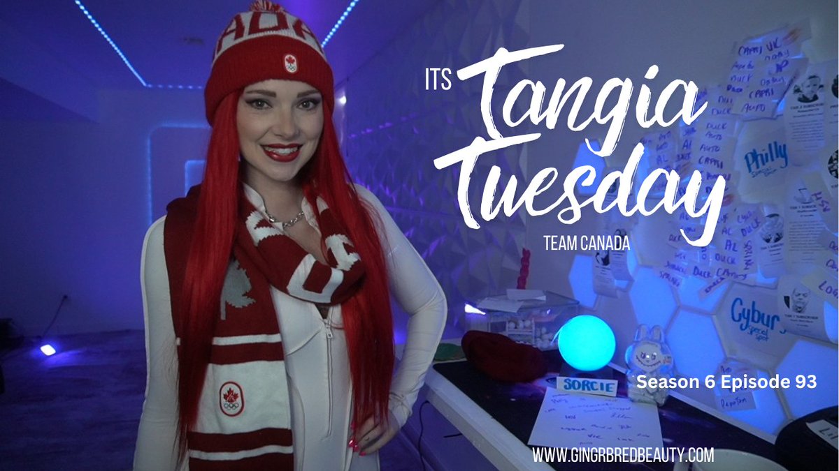Its TANGIA TUESDAY!! Come hang out with us because this weeks theme is OLYMPICS or Team Canada or whatever team you want honestly! #live on #twitch in 15 twitch.tv/gingrbredbeauty
#repost for #giveaway entries!