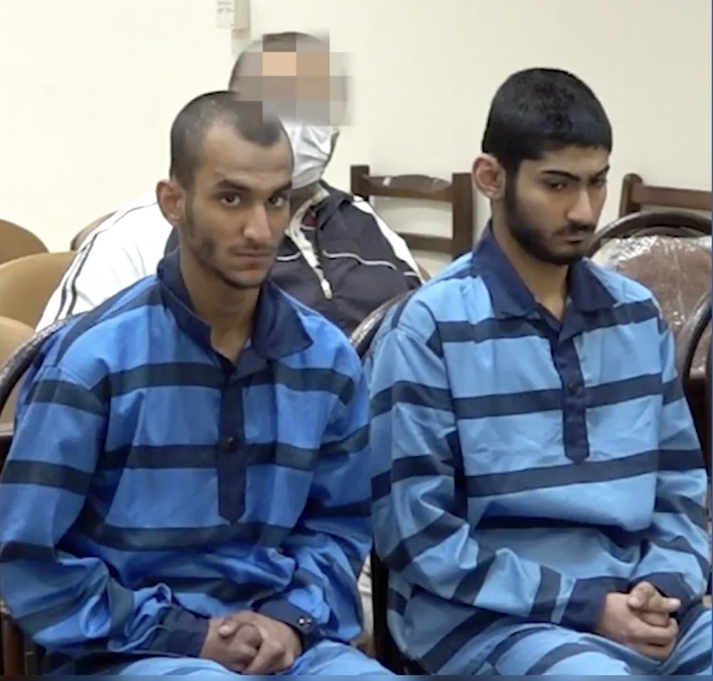 After televised show trials and forced confessions 
#Erfan_Amiri, #Matin_Ahmadi, and #Ehsan_Hosseinipour have been sentenced to death.
Reports say t0rture was used. Their e×ecutions could happen at any time.
Human rights cannot be ignored.
#IranMassacre
#StopExecutionsInIran