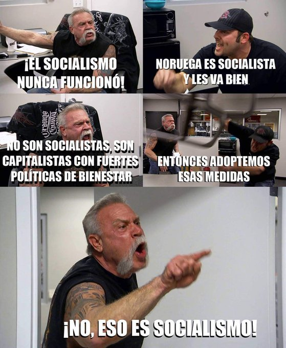 Vhgkasparov's tweet photo. Irónicamente el País más desarrollado del mundo es Socialista.

Se llama  Noruega  !! https://t.co/YBP5edmKRu