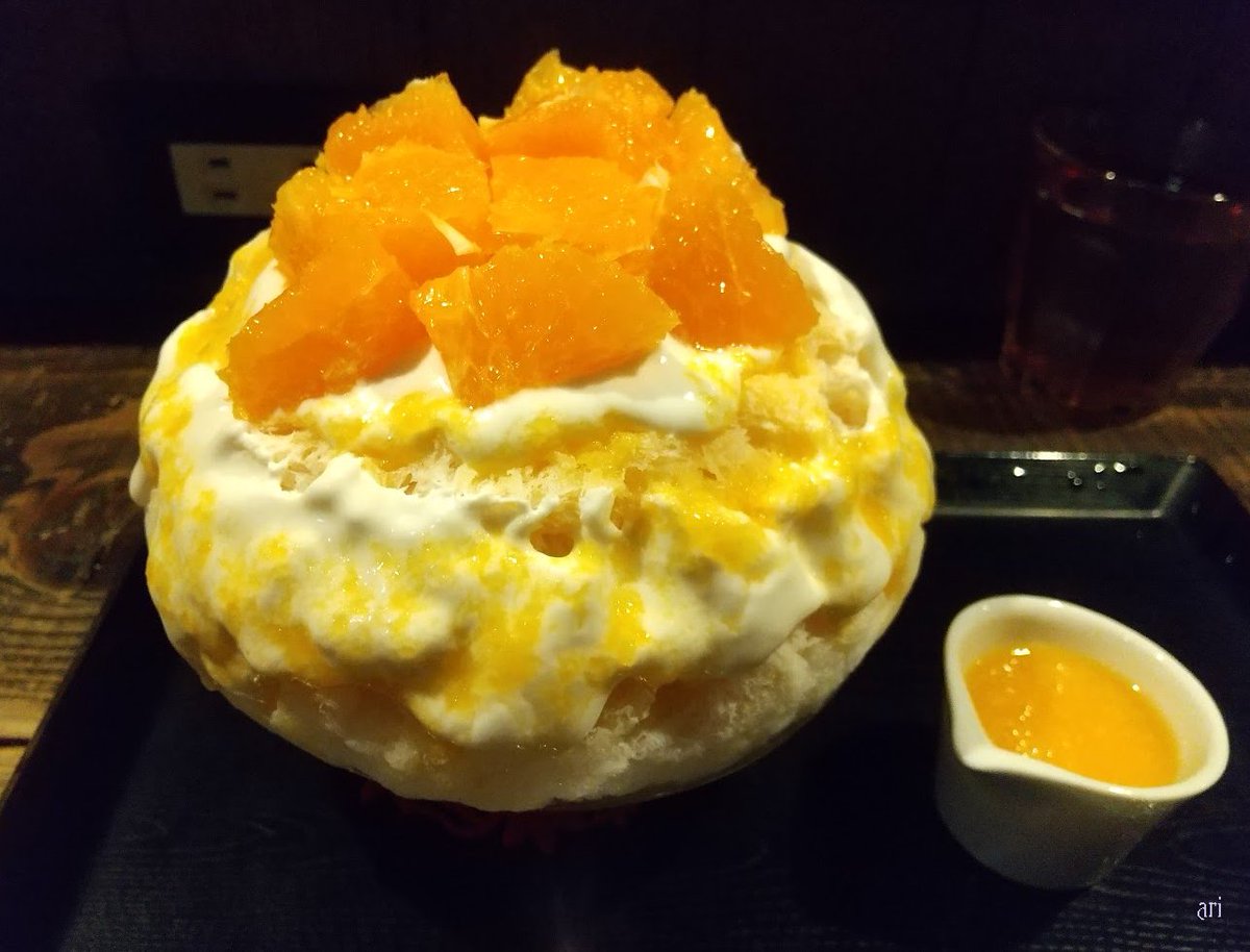 志膳　甘平酒かす
勝手に酒かす祭り開催中　柑橘合わせは間違いないとしてもパツプリ甘平と今季の濃厚まろみ酒かすソースとの相性の良さったら！！　うますぎて泣いた
（かき氷・時差投稿）