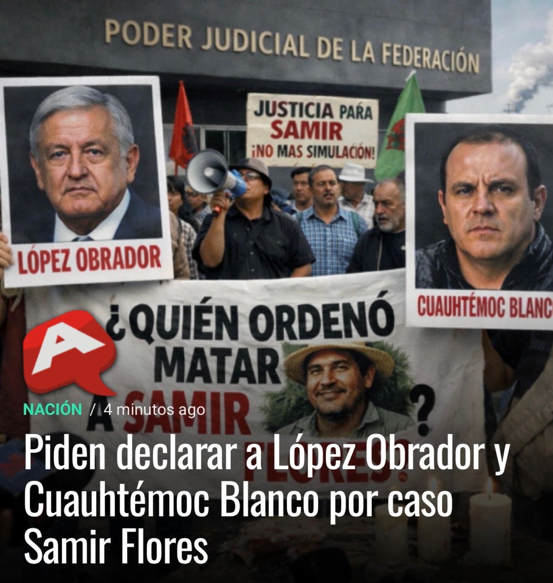 No veo al colega que hacía tamales en las guardias que montaba en defensa del agua, siempre como babeante admirador de López, exigiéndole que rinda cuentas sobre el asesinato de Samir Flores.

Se presume zapatista por ser de Anenecuilco, pero su cabeza se mueve al vaivén del kks.