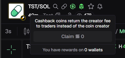 Pumpfun launched a new feature that lets traders get fee instead the creator. But only can be seen if you used padre, because padre owned by pumpfun

Try pumpfun new feature with padre.

trade.padre.gg/rk/daryeth