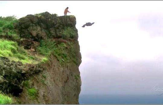 We should stop fighting and start pushing Chamber off the cliff.