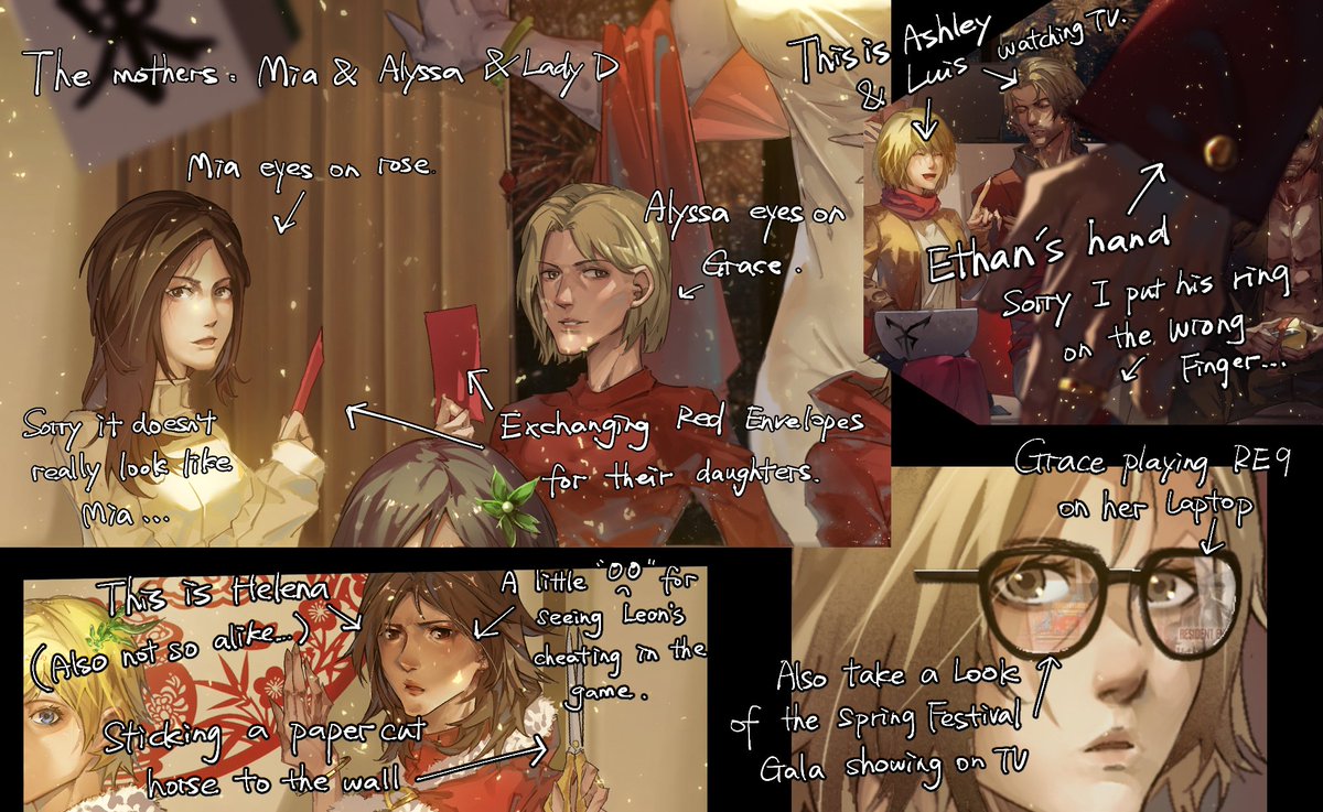 Details lost to X's compression🥲&amp; Some need to explain😝：