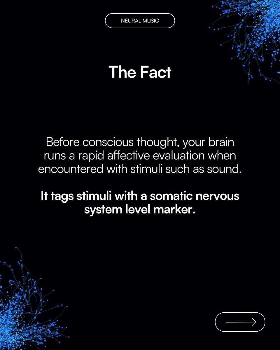 neuralmusic's tweet photo. This Fact Unlocks The Full Potential Of Your Creative Taste
Tune Your Mind.
If you want to read the rest comment “Join” and we will give you access to the free Neural Music Newsletter + PDF.
#neuralmusic #creativeneuroscience #neuroscience #musicneuroscience #creativepsychology.