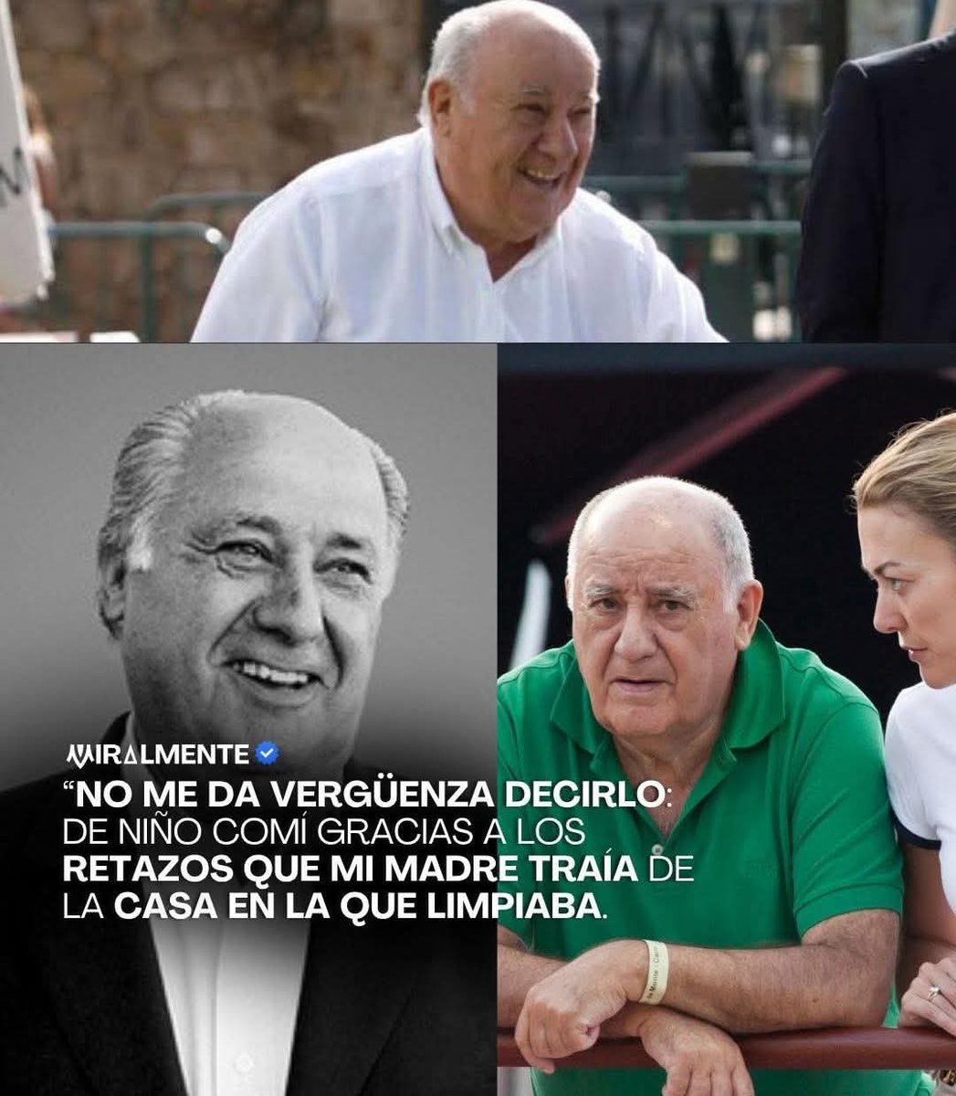 “No me da vergüenza decirlo: de niño comí gracias a los retazos que mi madre traía de la casa en la que limpiaba. Yo también fui invisible para el mundo.” 🧵🥀

Nací en una familia muy humilde en León, España. Éramos tan pobres que ni siquiera teníamos baño en casa. Cuando tenía