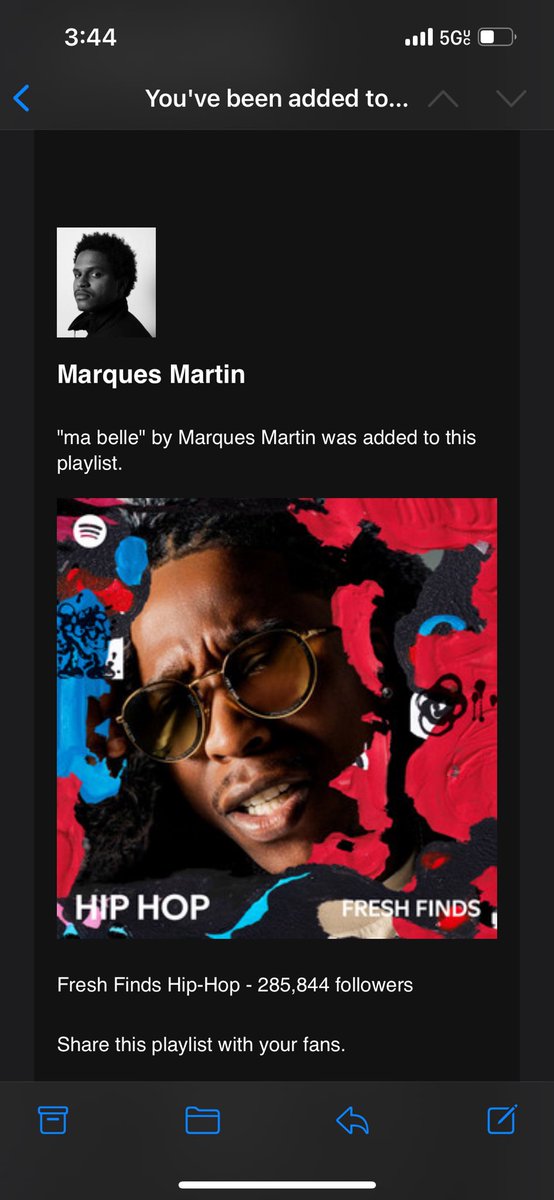 Ma belle on Spotify fresh finds 🙏🏽👑