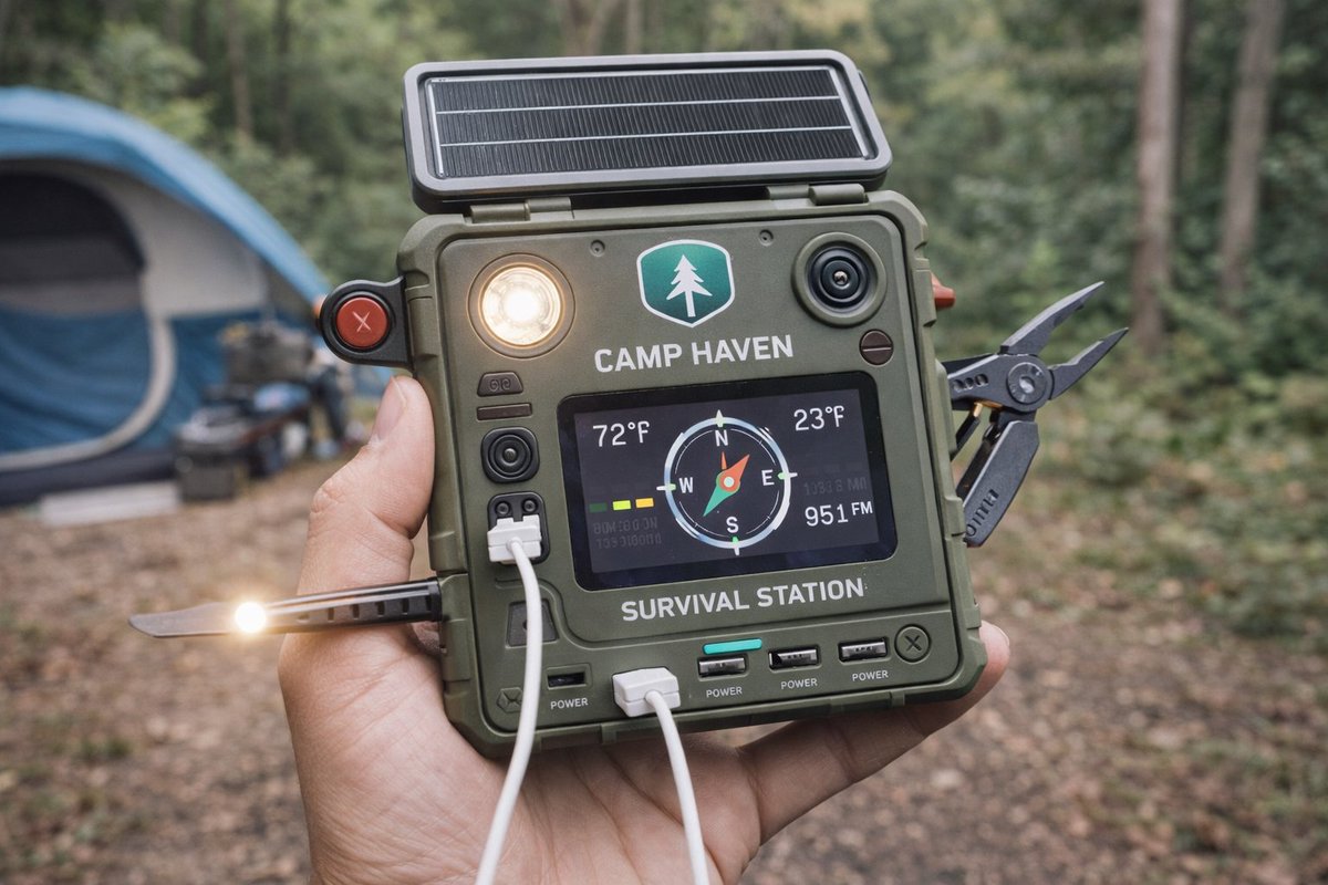 Built my Camp Haven Survival Tool: a solar-powered multi-tool with flashlight, compass, fire starter, whistle, and charger. It helps campers find their way, start safe fires, and signal for help. Ready for any adventure!
<a href="/DataHaven_xyz/">DataHaven 🫎</a>
