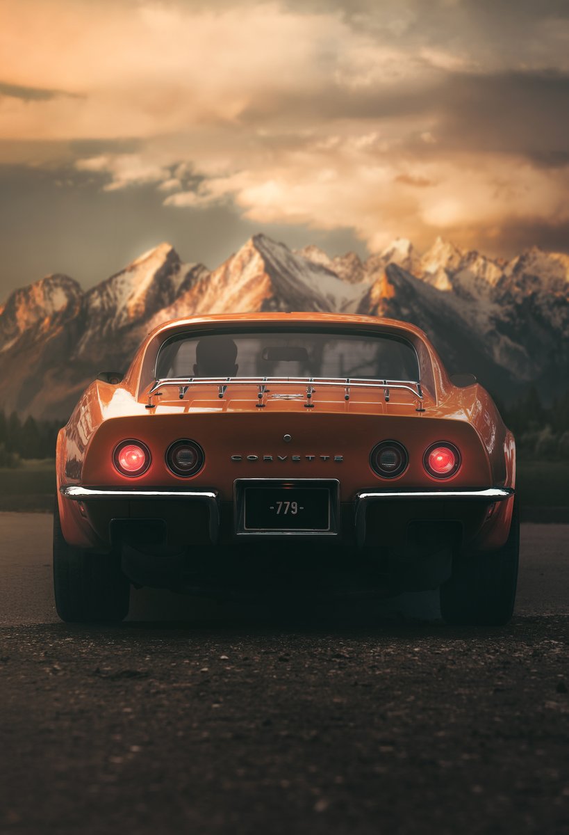 TGallery_NFT's tweet photo. Facing the Mountain
Mechanical Anatomy — Nicolas Gernez

Two headlights cut through the dusk.
The 1969 Corvette Stingray stands still — suspended between raw power and destiny.
Behind: burnt rubber.
Ahead: the mountain, glowing in its final light.
One last heartbeat.
Then everything ignites.

🏎 1969 Corvette Stingray
🎨 Nicolas Gernez
📚 Mechanical Anatomy
🌐 https://t.co/TEta8LqxE1

#TheGallery #NicolasGernez #MechanicalAnatomy #CorvetteStingray #DigitalArt #AutomotiveArt #ArtCollectors #LuxuryArt #FineArt #Speed

Facing the Mountain
Mechanical Anatomy — Nicolas Gernez
Deux phares transpercent la nuit tombante.
La Corvette Stingray 1969 se fige — entre puissance brute et destin.

Derrière : l’odeur du caoutchouc brûlé.
Devant : la montagne, encore embrasée de lumière.
Un dernier battement.
Puis tout s’embrase.

🏎 Corvette Stingray 1969
🎨 Nicolas Gernez
📚 Mechanical Anatomy
🌐 https://t.co/TEta8LqxE1

#TheGallery #NicolasGernez #MechanicalAnatomy #CorvetteStingray #ArtDigital #ArtAutomobile #ArtDeLuxe #Collectionneurs #FineArt