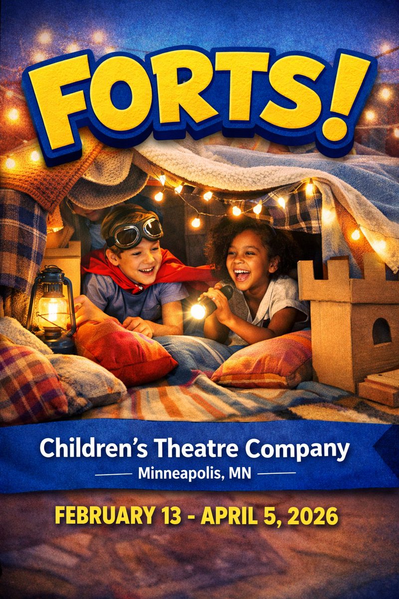 Looking for fun things to do with kids in Minneapolis?

Forts! at Children’s Theatre Company runs Feb 13 – April 5, 2026 and it’s fully interactive! Kids build, explore, and imagine right inside the story. 🏰✨

Perfect Twin Cities family event.

 365twincities.com/forts-children…