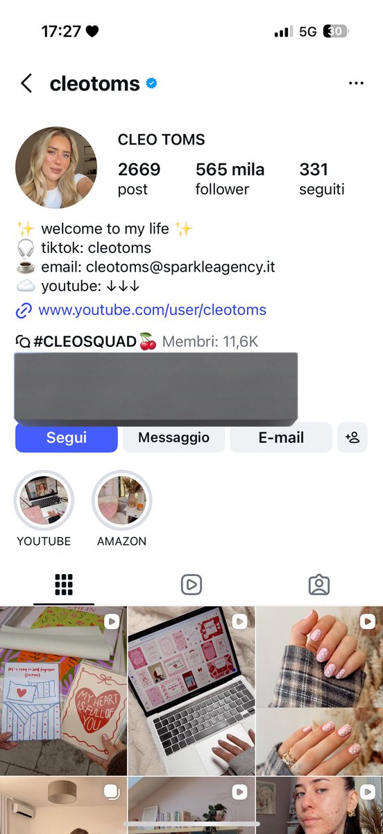 arianagrimmie's tweet photo. raga cleo ha unfollowato la tipa (confermo perché so chi era) e ha tolto il post, ovviamente non il reel perché era un ad

a me fa una tenerezza perché davvero dopo 29 anni single trovarsi una cheater seriale è uno schifo https://t.co/6L2s4egcTo
