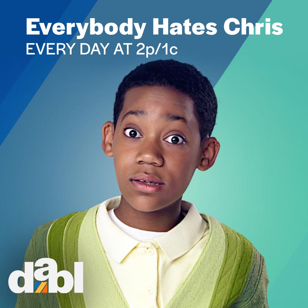 WatchDabl's tweet image. Hating Chris should be a crime. Watch Everybody Hates Chris every day at 2P | 1C on Dabl. #EverybodyHatesChris #Dabl