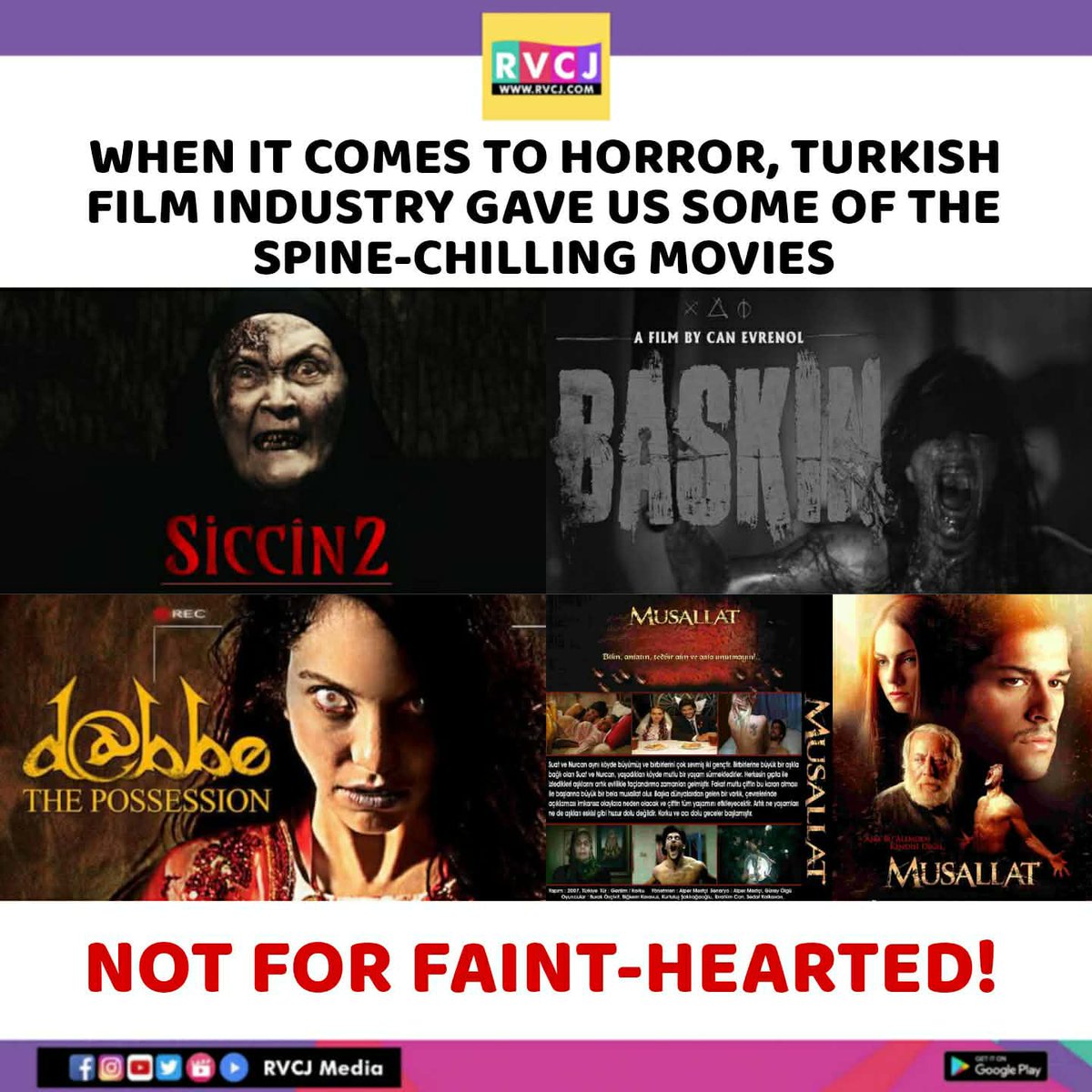 rvcjmovies's tweet photo. Turkish Horrors 🥶
#horror #turkishhorror #horrormovies #dabbe #siccin https://t.co/ehfQpj18ES