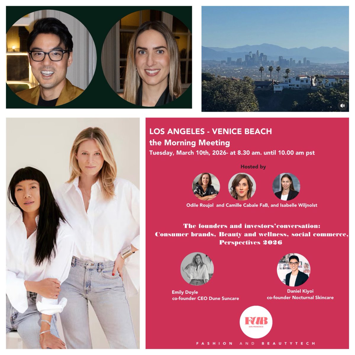 March 10. Next <a href="/BeautyTechLA/">FaB Los Angeles Fashion and BeautyTech</a> .
Join the conversation, follow us for the takeaway #beauty #founders