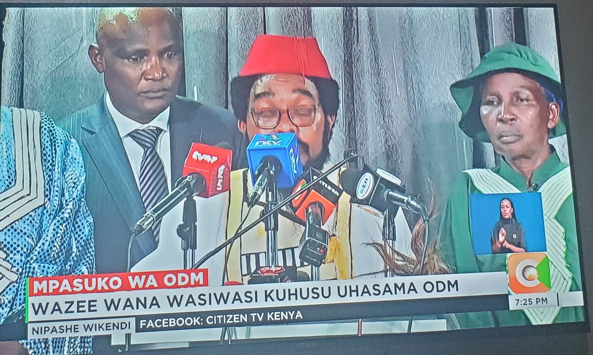O_Jack10's tweet photo. John Mbadi just hired goons calling themselves Luo Council of elders...who is this light skined dude🤔...@edwinsifuna continue injecting. https://t.co/Ubk2cp3gmd