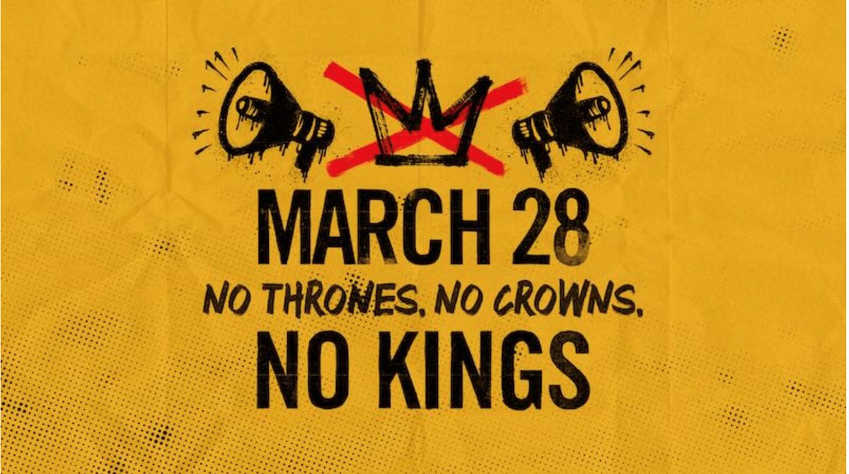 The No Kings Coalition is mobilizing across the country for the next historic day of action March 28.

The League of Women Voters will be there!

Watch for details about a local protest. nokings.org