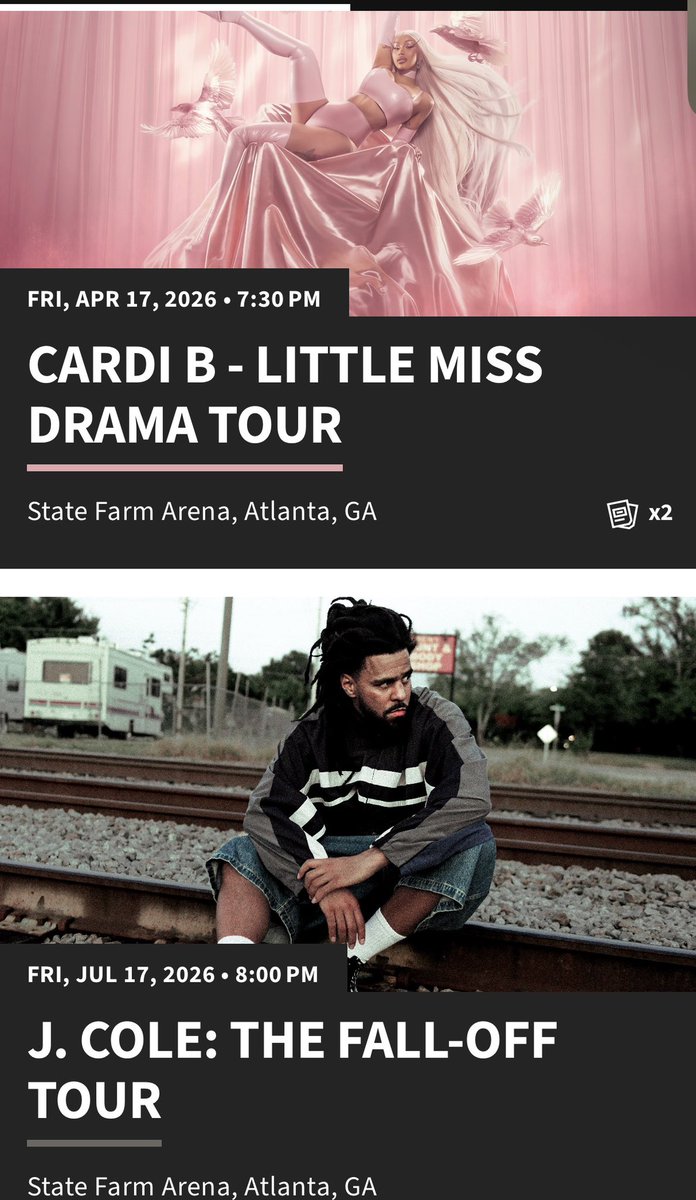 Meow13Kat's tweet image. Wheeeew.. Aiight i need tickets for Cardi B second night in Atlanta 🫶🏽 #LittleMissDramaTour #thefallofftour #thefalloff