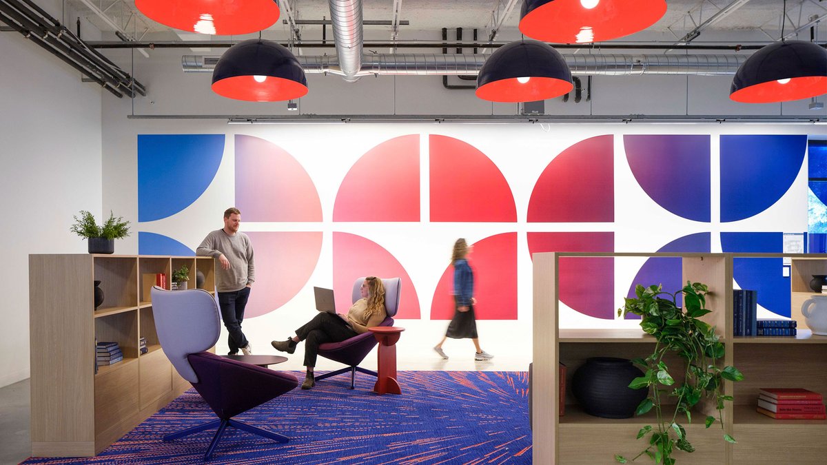 gensler_design's tweet photo. AI shouldn’t make the office more robotic, just more human. See how to strike the right balance: https://t.co/RmdxY41k41 https://t.co/EQ8msjZmGi