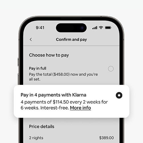 DTPaymentNews's tweet image. Airbnb Expands Reserve Now, Pay Later Globally - Digital Transactions 
Click to read: buff.ly/Z1frMg9 
#Airbnb #reservenowpaylater #Bookingcom #Focaldata #Klarna