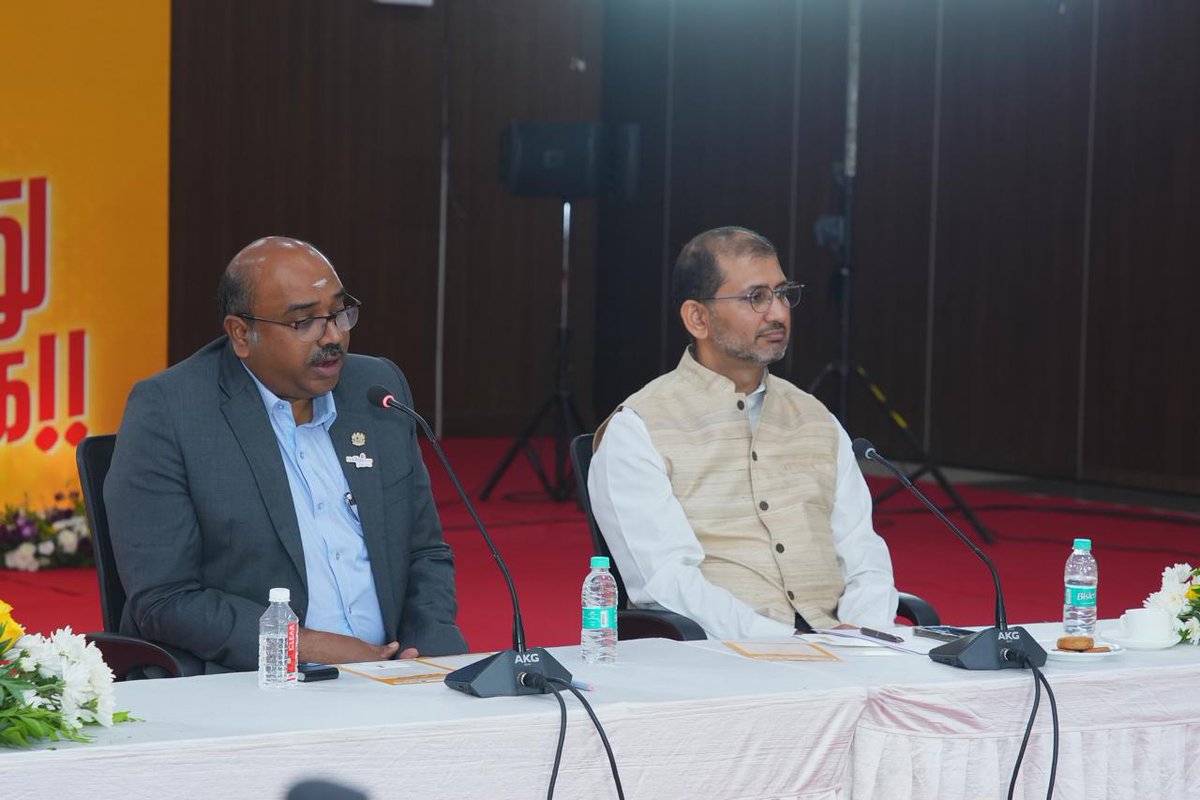 ProtectorGenGOI's tweet photo. The Malaysia Session examined labour demand trends. Malaysian side highlighted expectations across sectors such as manufacturing &amp; construction. Recruiting Agents shared practical deployment challenges and skilling needs in Tamil Nadu for improved quality recruitment.#paathuponga https://t.co/9474STW17x