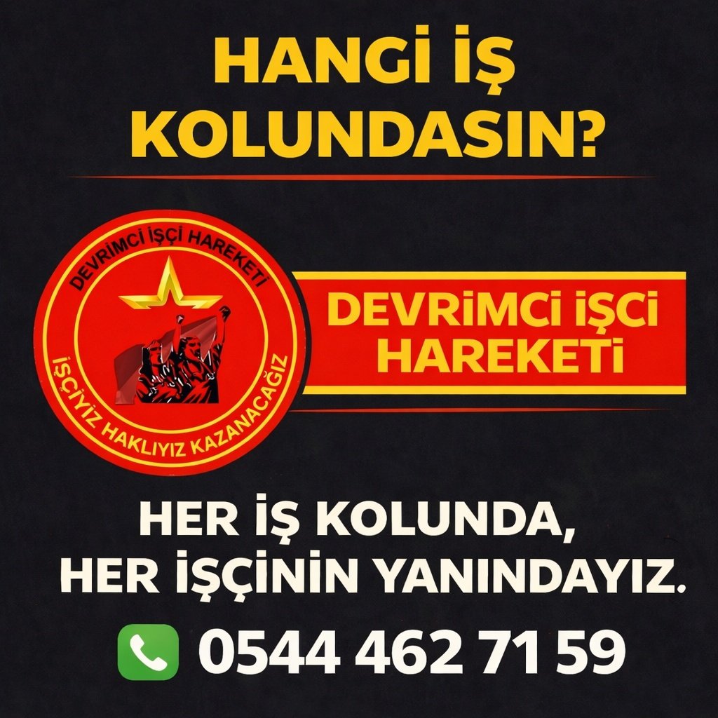 isci2026's tweet photo. HANGİ İŞ KOLUNDAYSAN ORADAYIZ!
Gıdada, madende, metalde, inşaatta, taşımacılıkta, sağlıkta, iletişimde…
Tüm iş kollarında İŞÇİ sınıfının yanındayız.
Patrona, sömürüye, güvencesizliğe karşı
birlikte direniyoruz, birlikte mücadele ediyoruz.
İŞÇİYİZ HAKLIYIZ KAZANACAĞIZ!

#EmekMücadelesi #işçisınıfı #İşçiSınıfıAyağaKalk #dih #emek
