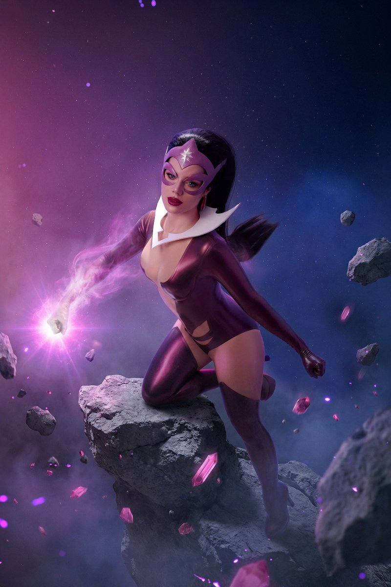 Kamiko_Zero's tweet photo. 💗TIME FOR LOVE💗
Meet my one of the most anticipated cosplay - Star Sapphire!! 
Latex suit by @AndromedaLatex https://t.co/n3JzPwSku0