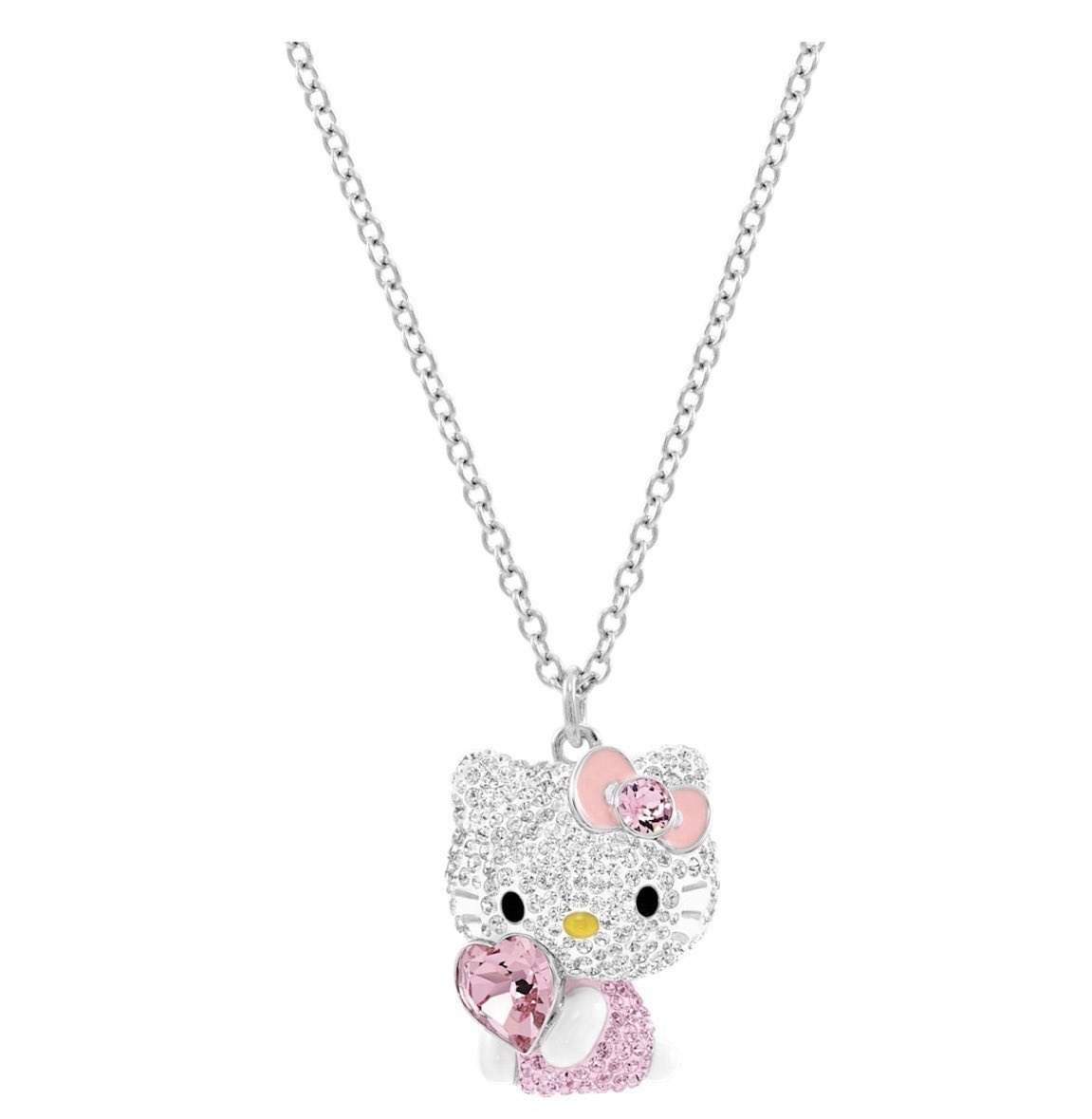 thepinkernet's tweet photo. hello kitty swarovski jewelry ♡ https://t.co/PrfoGKAQb9